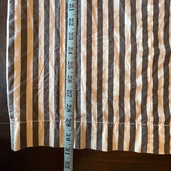Women's Everlane Striped Gray & White Cotton Strappy Sundress, Size 00 - Picture 9 of 11